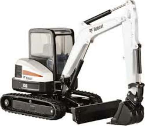 Bobcat excavator window