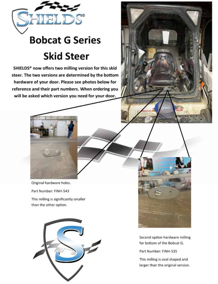 Bobcat Windshield G Series: Skid Steer - Image 7