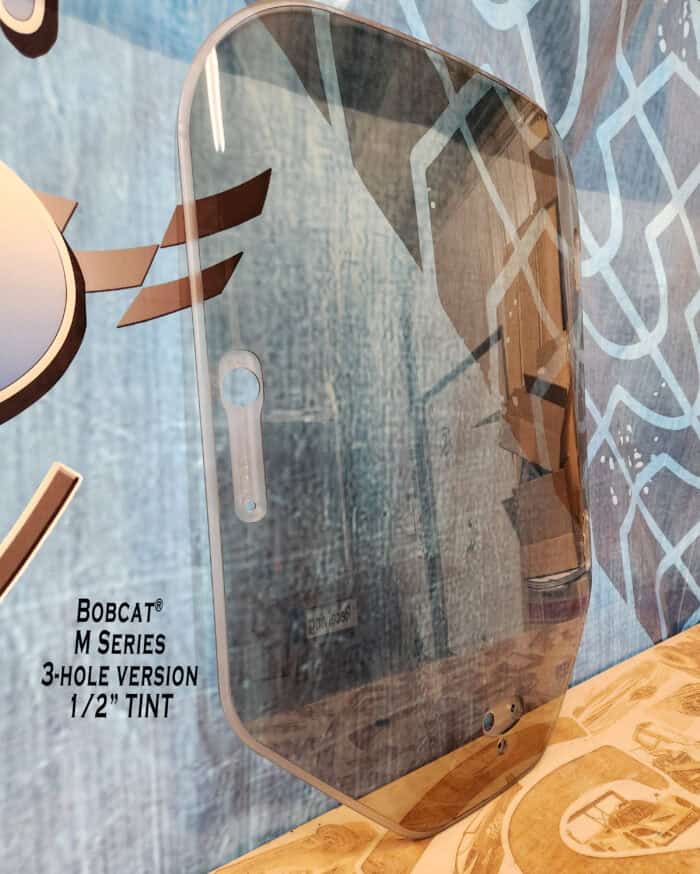 Bobcat Windshield M Series: Skid Steer Front Window - Image 7