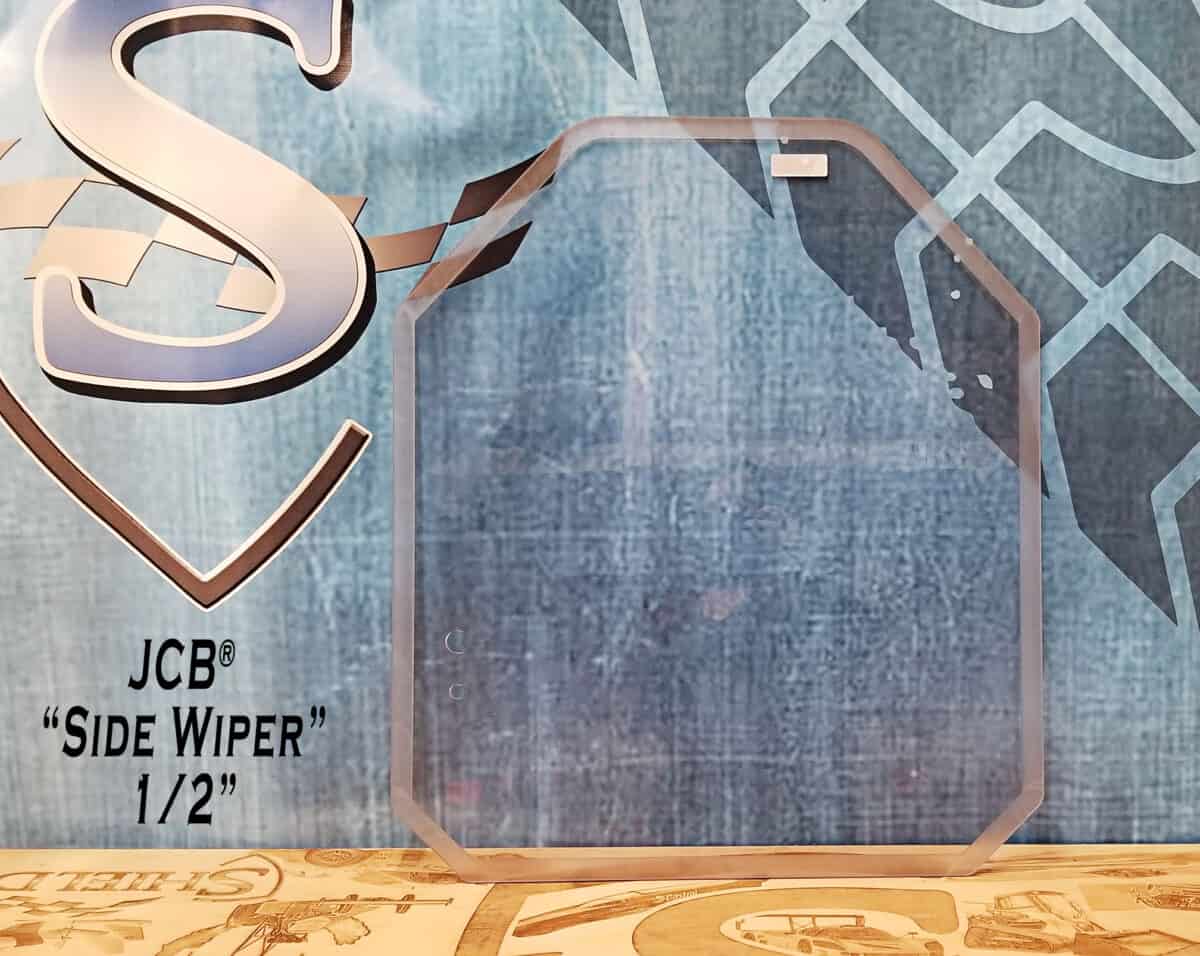 JCB Windshield Skid Steer Polycarbonate Replacement Window