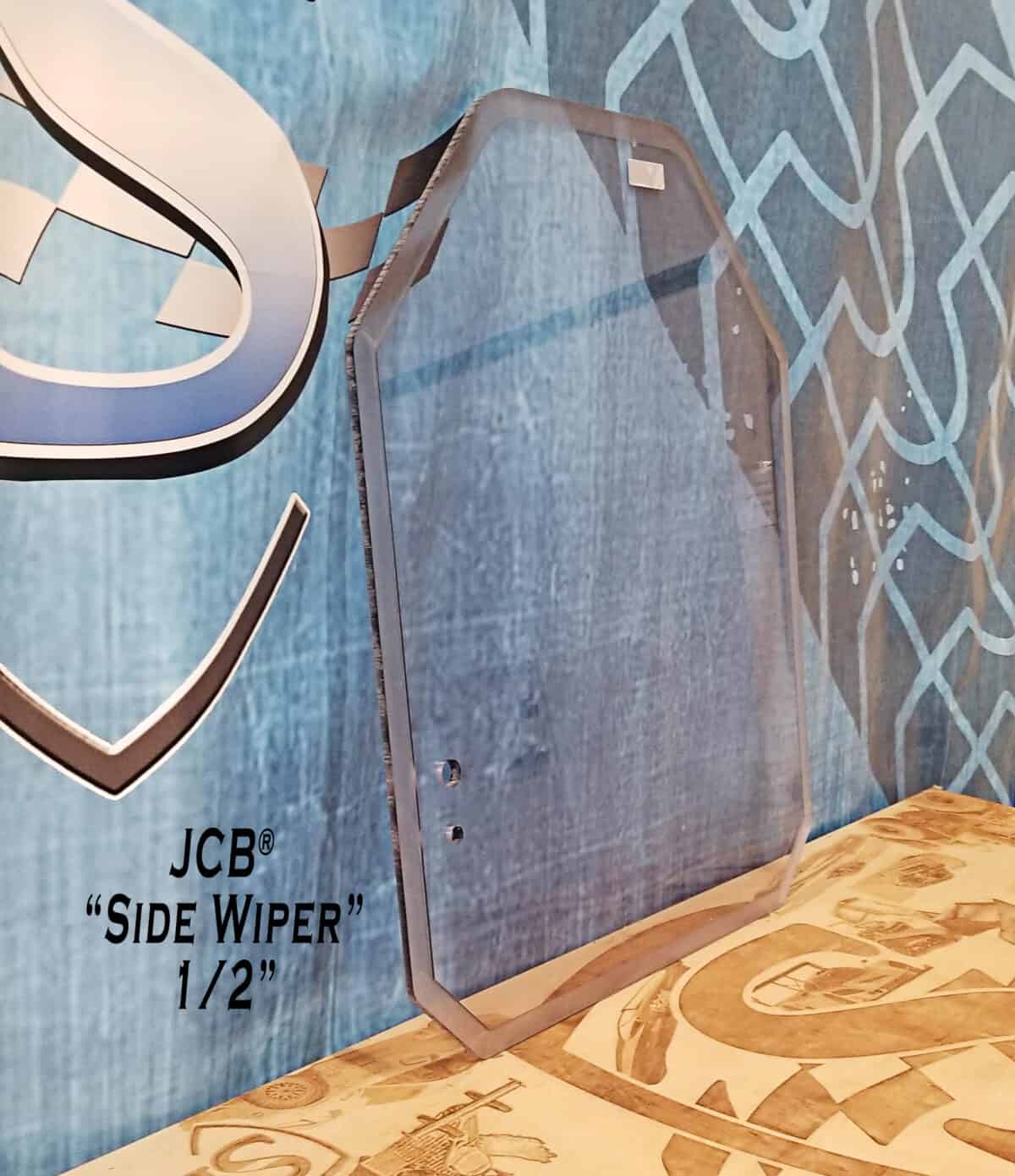 JCB Windshield Skid Steer Polycarbonate Replacement Window