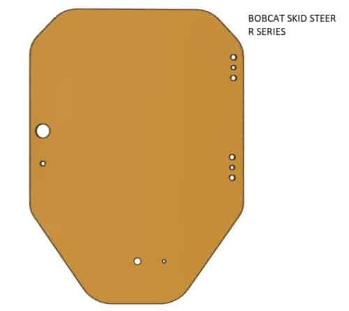 Bobcat R series skid steer door