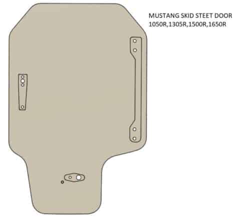 Mustang skid steer door