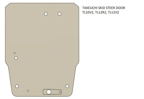 Takeuchi skid steer door