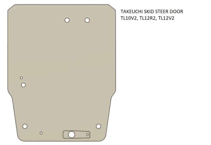 Takeuchi skid steer door