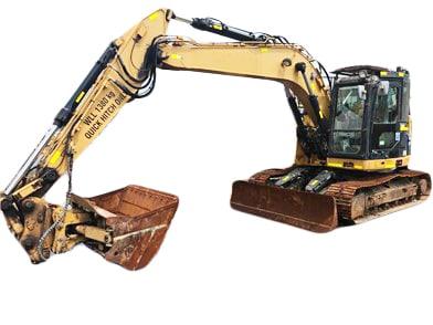 CAT Excavator Glass