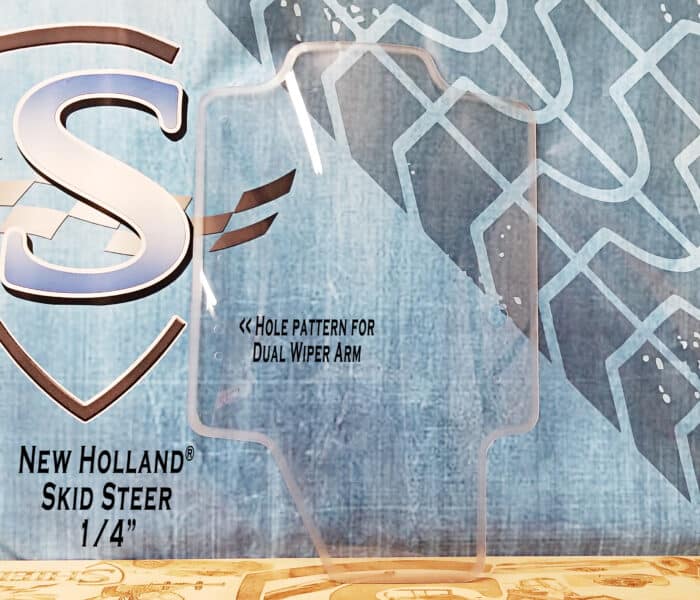 Case (SR/SV/TR/TV) & New Holland (L & C Series) Windshield: Skid Steer - Image 3
