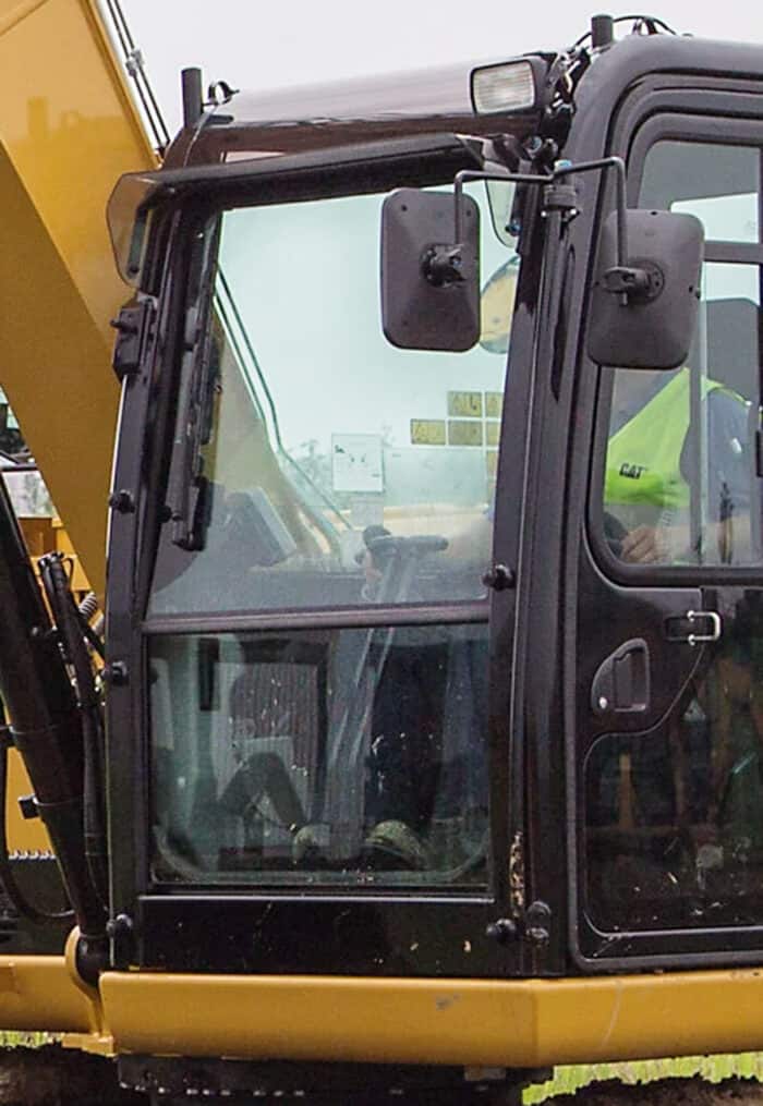 CAT Mini Hydraulic 307-308 Excavator Windshield