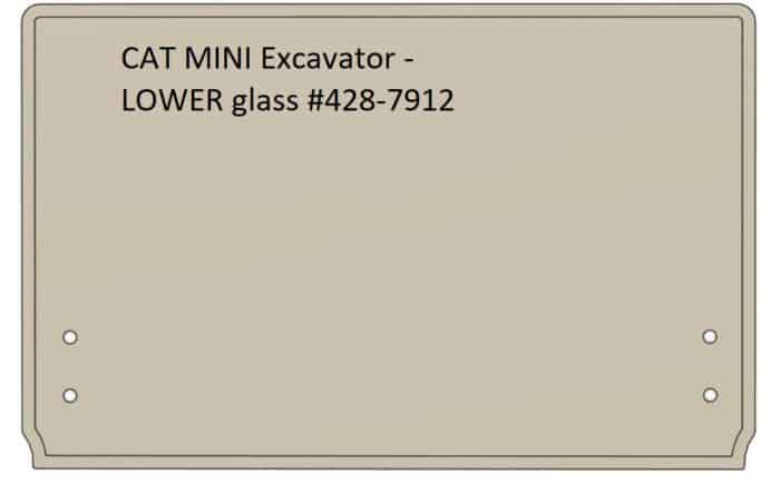 excavator lower CAT