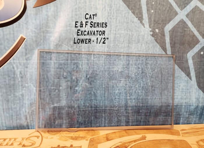 CAT E & F Excavator Windshield - Image 4