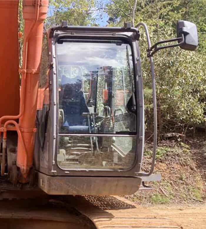 Hitachi ZX-3 Excavator Windshield