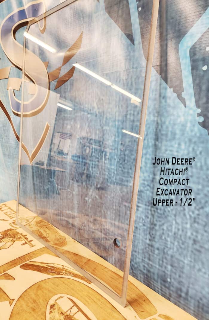 John Deere COMPACT (85D/85G) Excavator Windshield - Image 2
