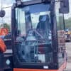 Kubota Excavator Windshield: KX080-4