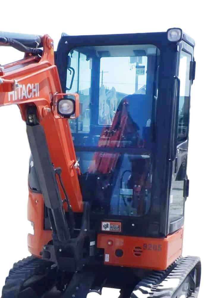 Hitachi ZX-5N COMPACT (mini) Excavator Windshield