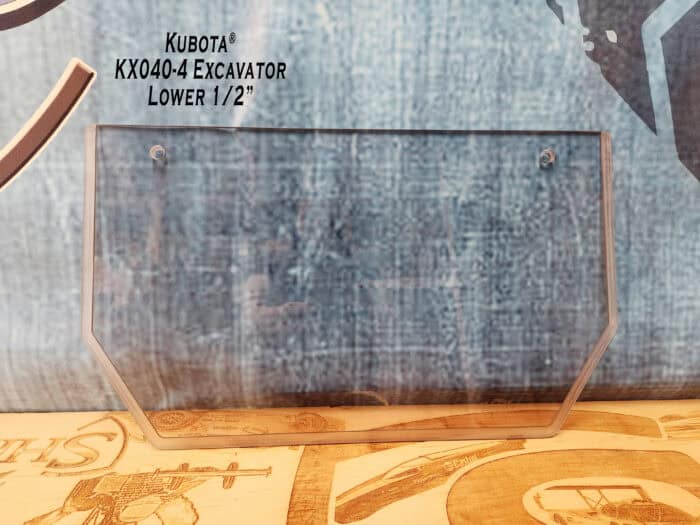 Kubota Excavator Windshield: KX040 - Image 6