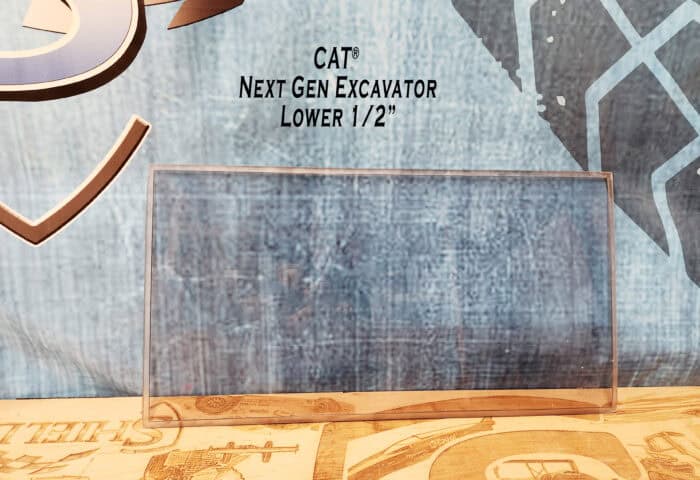 CAT Next Gen 316-395 Excavator Windshield - Image 3