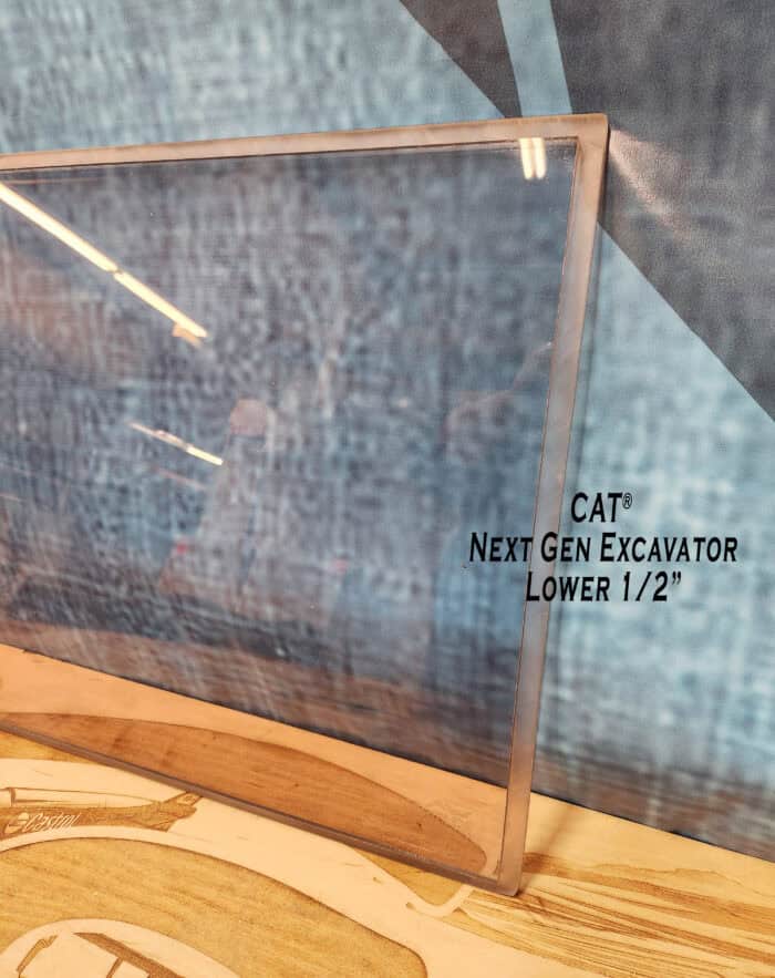 CAT Next Gen 316-395 Excavator Windshield - Image 2