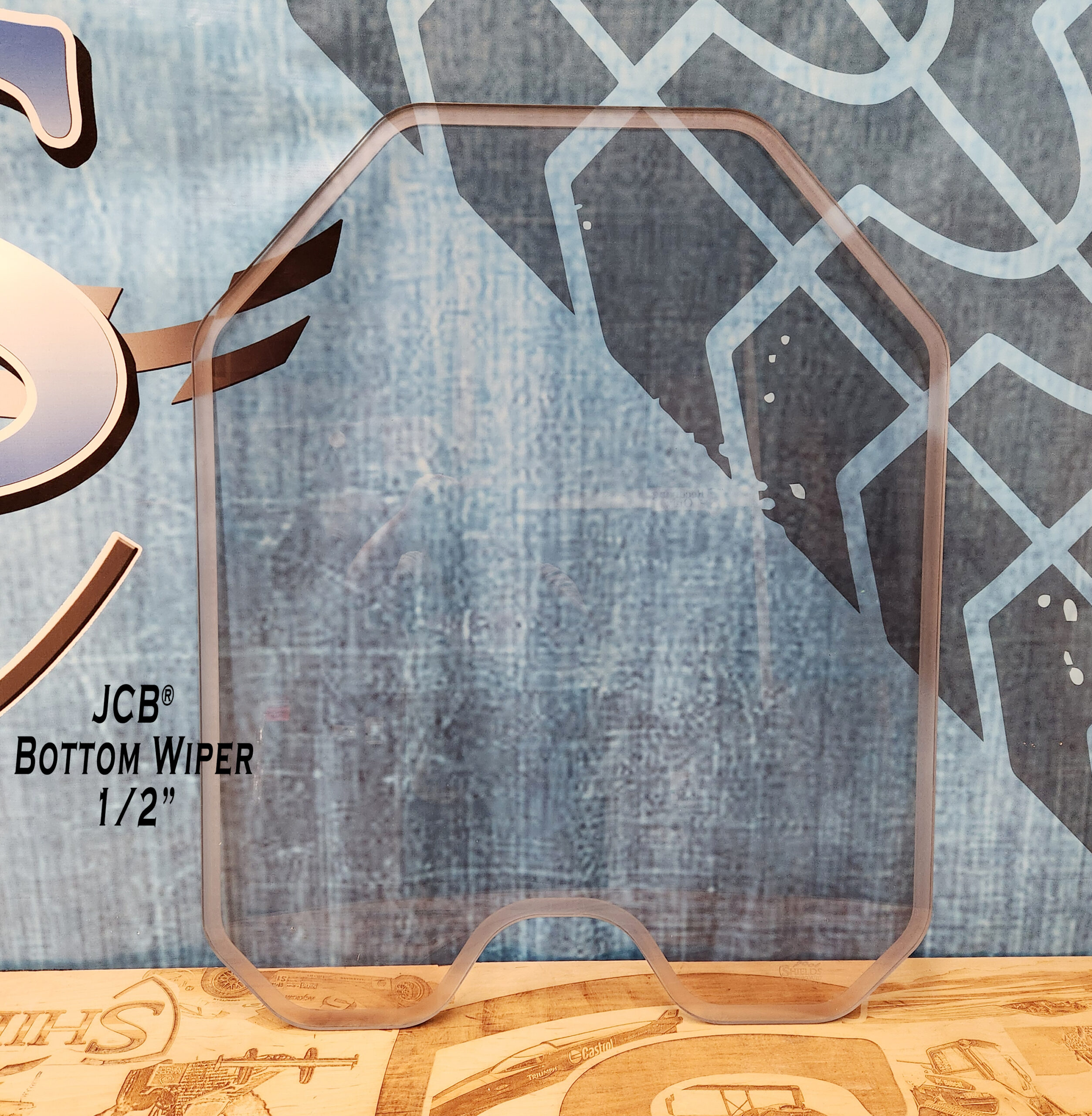 JCB Windshield: Skid Steer - Bottom Wiper - Image 4