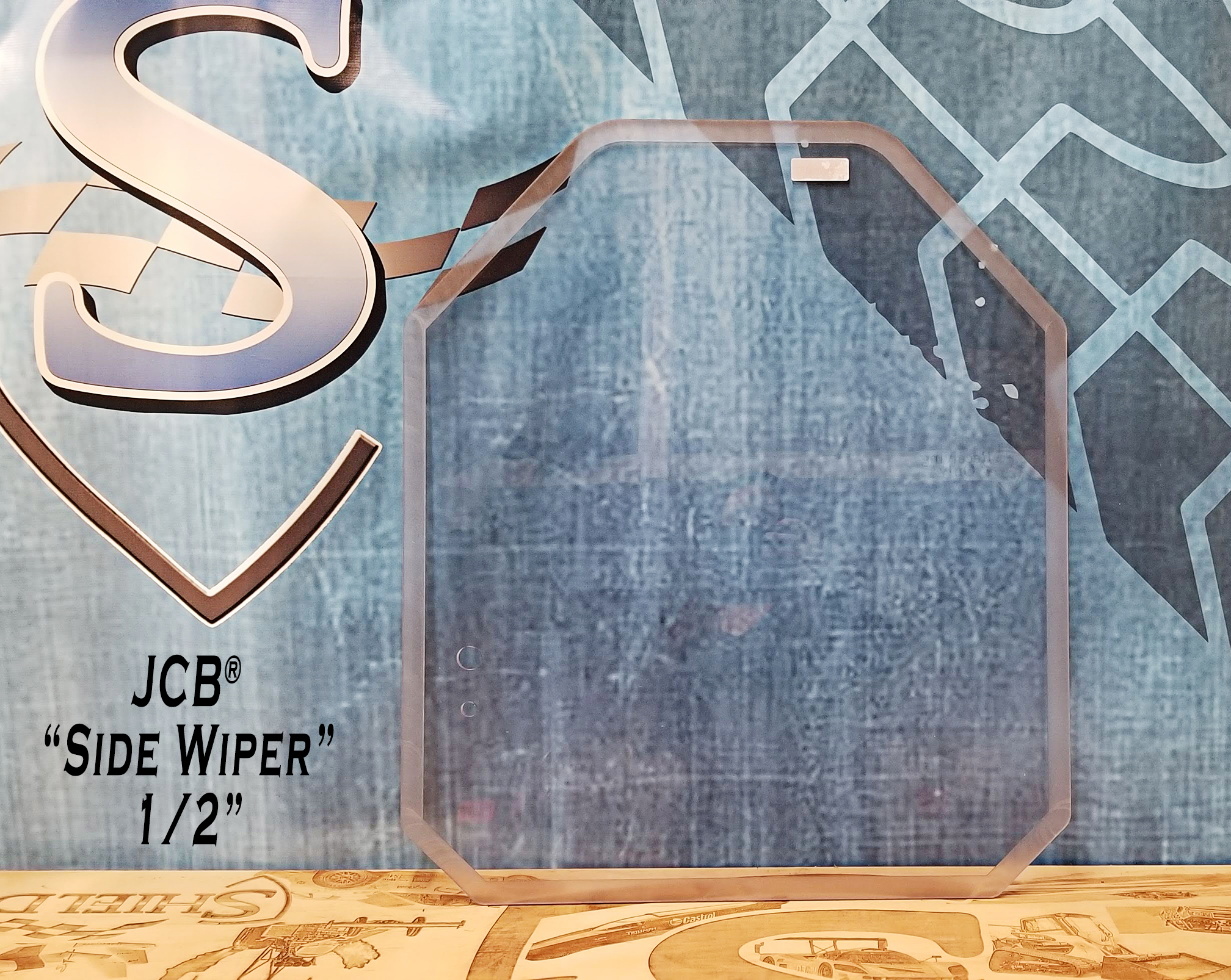 JCB Windshield: Skid Steer - Side Wiper - Image 5